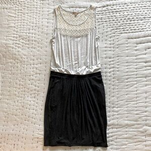 Anthropologie Bordeaux Lace Dress Size S